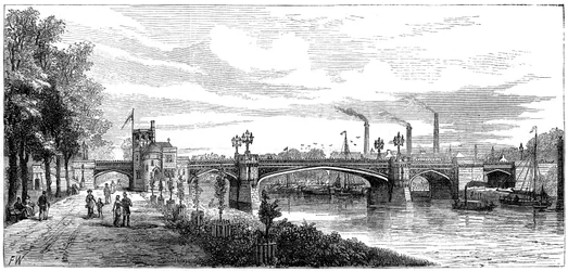 Ponte di Skeldergate, York. North Yorkshire, XIX secolo