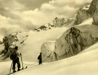Sci a Silvretta, Austria, c1935