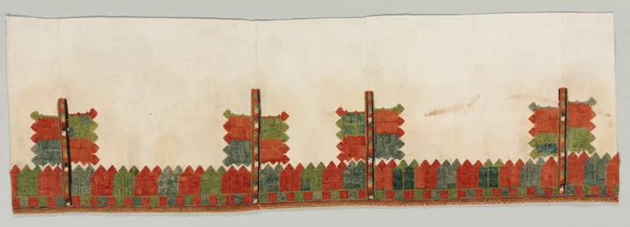 Bordo della gonna e manica, 1700s