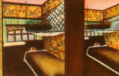 Quartieri per dormire a bordo di un dirigibile, 1932