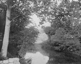 Sleepy Hollow, fiume Hudson, New York, c1897