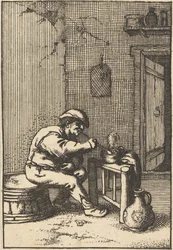 Fumatore, copia, 1610-85