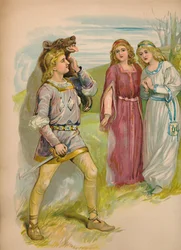 Biancaneve e Rosarossa, 1903
