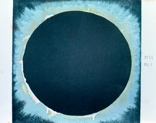 Corona solare e prominenze 1860 1870