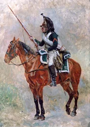 Soldato a cavallo, 19° secolo