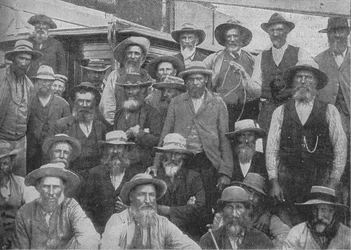 Alcuni degli ufficiali di Cronje catturati a Paardeberg, c1900, 1902