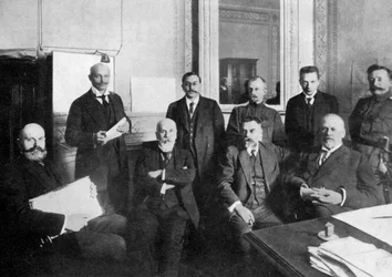 Alcuni dei leader della Rivoluzione russa, 1917, 1920 circa