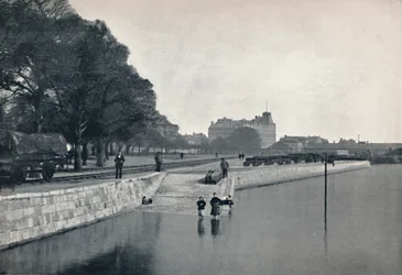 Southampton - La piattaforma, 1895