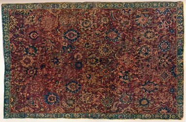 Tappeto persiano meridionale di Isfahan, XVI secolo