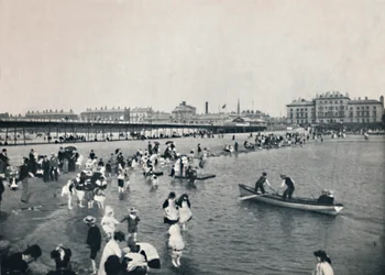 Southport - Il Molo e il Lago Sud, 1895