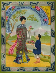 Poster litografico speciale M.G. - Pubblicità Olive & Partington Ltd., 1910
