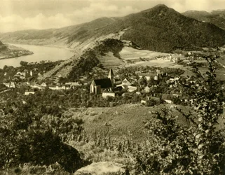 Spitz an der Donau, Wachau, Bassa Austria, c1935