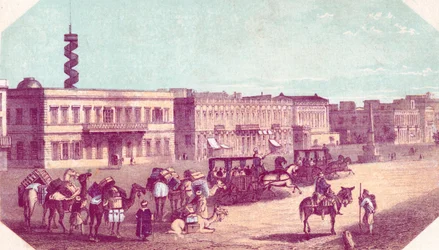 Piazza ad Alessandria, XIX secolo