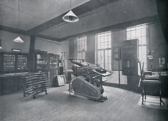 Fondazione Scuola St. Bride. Sala di stampa offset, 1917