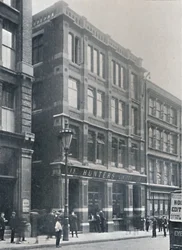 Facciata di St. Bride Street, 1917