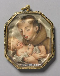 San Francesco con il Bambino Gesù verso, c. 1660