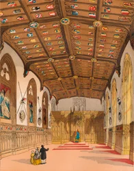 Sala di San Giorgio, Windsor, c1845, 1864