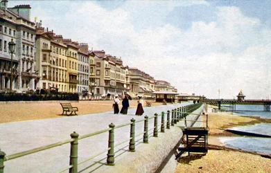 St Leonards, West Marina, dal molo, c1900-c1920