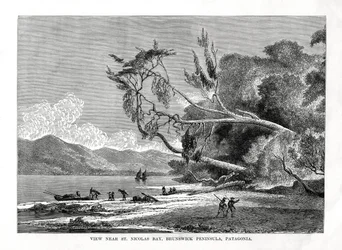 Baia di San Nicola, Penisola di Brunswick, Patagonia, XIX secolo