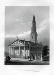 Cappella di San Paolo, Broadway, New York, 1855