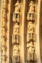 Archivolto della Cattedrale di Santo Stefano. Dettagli, Bourges
