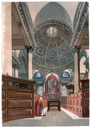 San Stefano, Walbrook, c1850