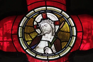 Vetrata di Gesù, Chiesa di San Pietro e Paolo, Istanbul, Turchia