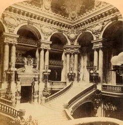 Scala nel Grand Opera House, Parigi, Francia, c1900