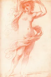 Nudo femminile in piedi, XVII secolo