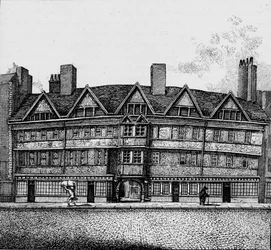 Staple Inn, High Holborn, Londra, c. 1890