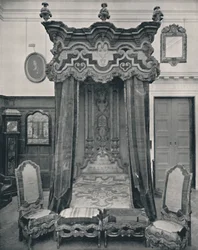 Letto di Stato, inglese, c.1708, 1928
