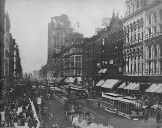State Street, Chicago, c. 1897