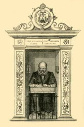 Monumento di Stow in St. Andrew Undershaft, c1872