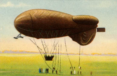Pallone frenato aerodinamico con cesta, 1918, 1932