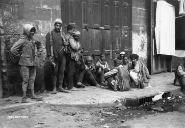 Scena di strada, Beirut, Libano, c1920s-c1930s