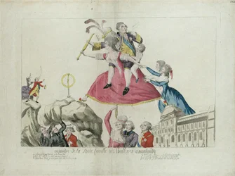 Tratto della Sacra Famiglia dalle Tuileries a Montmédy