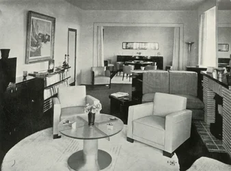 Studio e sala da pranzo in una casa a Bruxelles