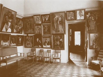Studio noto come la Stanza Picasso nella casa di Shchukin