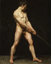 Studio di un uomo nudo