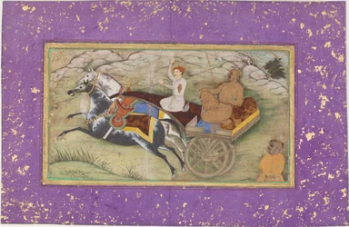 Sultano Salim in una carrozza, ca. 1603