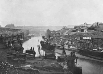 Sunderland - Vista sul fiume dal ponte