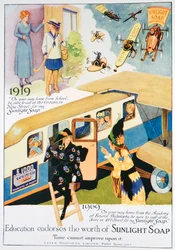 Pubblicità del sapone Sunlight, 1919