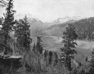 Sunshine Peak e Wilson Peak, Colorado, USA, c1900