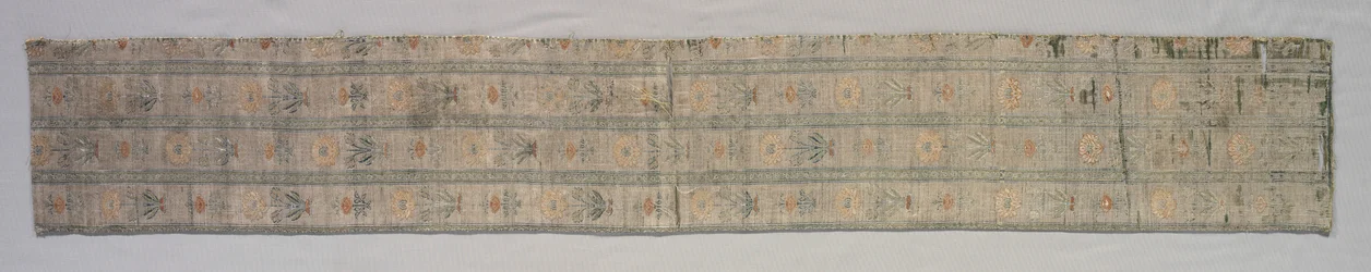Cornice per copricuscino in seta turca, primi del 1600