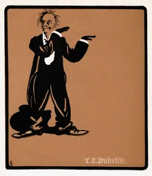 TE Dunville 1868-1924, cantante e comico inglese, fine XIX secolo