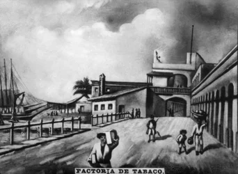 Fabbrica di tabacco, XVII secolo, anni 1920