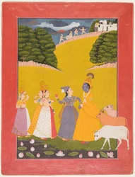 Il pagamento del pedaggio, Dana-lila, c. 1760