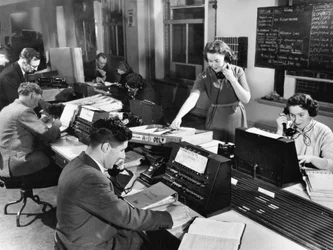 Centralino telefonico, 1956