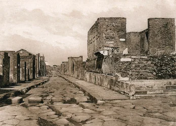 Tempio della Fortuna, Pompei, Italia