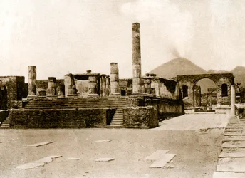 Tempio di Giove, Pompei, Italia, c1900s